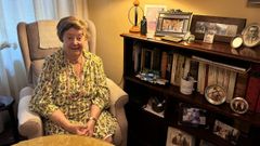 Mar�a Luisa Losada, en su vivienda de Pontevedra este pasado agosto