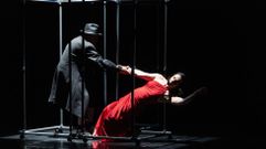 Ant�n Reixa e Kirenia Mart�nez, o venres coa s�a peza �Cicatriz�