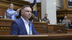 Discurso del presidente polaco, ayer en el Parlamento ucraniano.