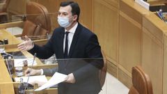 Gonzalo Caballero, en el Parlamento gallego en la sesi�n de esta semana