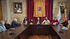 La presentaci�n de los resultados se realiz� en el sal�n de plenos del Concello de Rianxo.