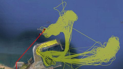 Gr�ficas de las operaciones de la draga 'Ham 316' en septiembre de 2009