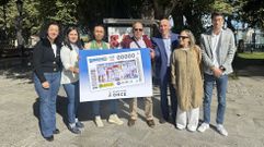 Presentacin del cupn de la ONCE sobre la Danza das Espadas