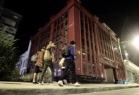 En algunas zonas del edificio de Ram�n Ferreiro acamparon indigentes. 