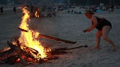 Las im�genes de la noche de San Xo�n en Ferrolterra