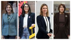 Mar�a Jos� L�pez Couso, Rosa Crujeiras Casais, Maite Flores Arias y Alba Nogueira L�pez