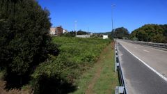 Terrenos que se urbanizaran entre Juan Bautista Andrade y la avenida de Compostela, hacia los que podr�a crecer el campus universitario de Pontevedra