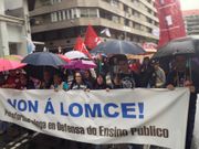 Estudiantes ourensanos, en la cabeza de la manifestaci�n