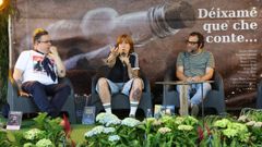 De izquierda a derecha, Miqui Puig, S�s y Fernando Fern�ndez Rego