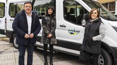 Gonzlez Formoso, Mar Garca dieron las llaves del nuevo vehculo a Milagros Rey