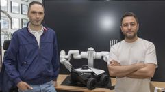 Rodrigo Randulfe (derecha) es el CEO de Binarial, con Alejandro Vali�as, cofundador de la firma asentada en Ames