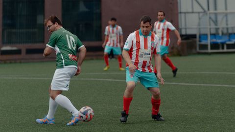 El campo de f�tbol de Os Remedios acogi� la primera cita del torneo de f�tbol inclusivo de Galicia