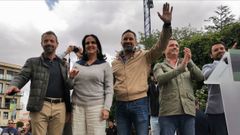 Santiago Abascal junto a Mar�a Fernanda Cabal y otros candidatos de Vox.