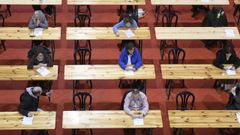 Foto de archivo de unas oposiciones del Sergas.