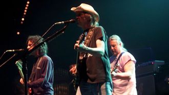 El cantante Neil Young, en un concierto en A Coru�a en el 2001