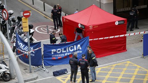 Un hombre fue asesinado en la calle Balmes de Barcelona esta semana.