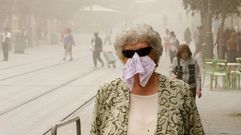 Espectacular tormenta de arena en Oriente Pr�ximo