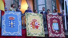 En la jornada inaugural de las fiestas de San Roque, la presidenta del Centro Betanzos de Buenos Aires, Beatriz Lagoa Veiga, pronunci� el preg�n desde el balc�n del Ayuntamiento, despu�s de que la alcaldesa, Mar�a Barral, coronara a Paula Brea reina de las fiestas del 2019