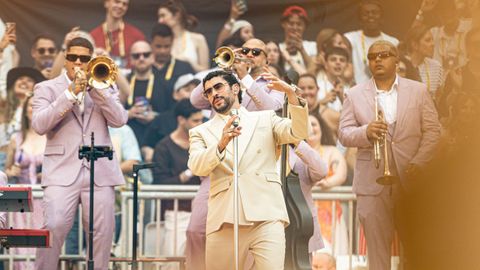 Bad Bunny, en un momento del concierto