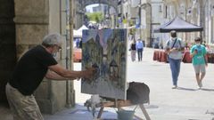 Una de las obras del certamen de pintura r�pida al aire libre