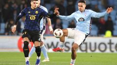 Miguel Rom�n complet� un gran partido ante el Lille