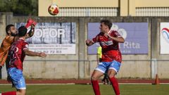 Andrs Calvo y Brian Bailn son habituales en los remates de estrategia