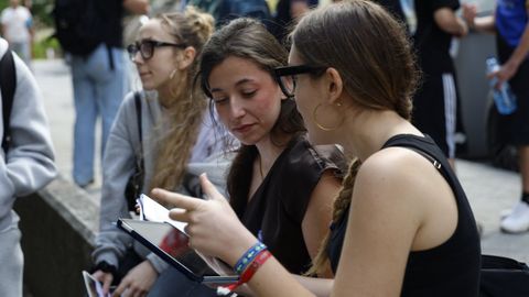 Primer d�a de selectividad en el campus de Ourense
