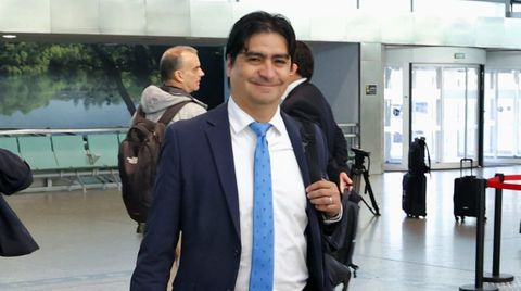 El director de f�tbol del Celta, Marco Garc�s.