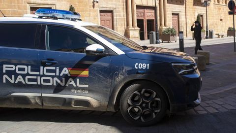 Un vehículo de la Policía Nacional, en una fotografía de archivo