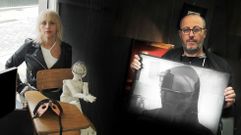 Bego�a y Carlos Mart�nez, en el espacio abierto por los monfortinos en la capital gallega, Def�meras. La sala de exposiciones est� abierto al p�blico de lunes a jueves por la ma�ana y los viernes por la tarde. Adem�s, los s�bados realizan pases privados bajo petici�n y reserva previa. Ambos quieren convertir este local, ubicado en el n�mero 74 de San Pedro, en �un espacio libre� en el que expresarse sin ataduras.