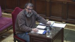 El exasesor Koldo Garc�a, durante su declaraci�n en el Supremo