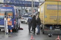 Imagen de archivo de un accidente de tr�fico ocurrido en el t�rmino de Nar�n. 