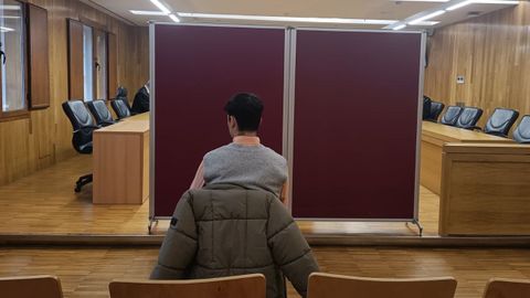 La v�ctima declar� separada de su presunto agresor gracias a un biombo