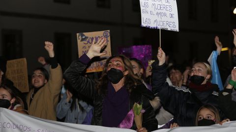 La reivindicacin feminista, por la igualdad de derechos, recorri las calles de A Corua.