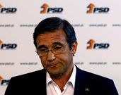 El primer ministro luso, Pedro Passos Coelho, tras anunciar los resultados electorales.