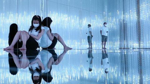 El museo interactivo de arte digital de Tokio reabri� hoy sus puertas