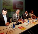Cid, Mourelo, Arang�ena y Rodeiro realizaron la presentaci�n.