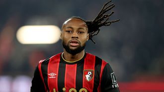 Antoine Semenyo, durante un partido con el Bournemouth del espa�ol Andoni Iraola