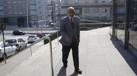 Germ�n Rodr�guez Conchado, en los juzgados de A Coru�a