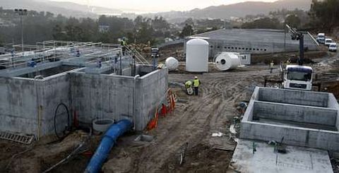 La planta potabilizadora de agua de Xeve se conectar maana por la noche a la red general del suministro de Pontevedra. 
