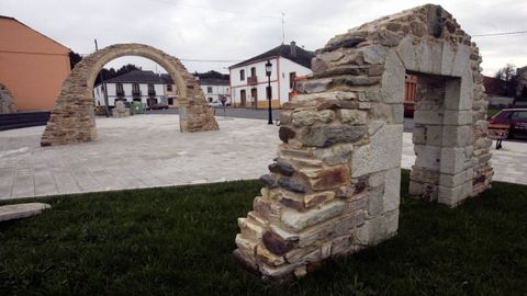 Ruinas de la iglesia de Santa Marina, en Cabreiros, Xermade