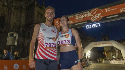 Roberto Trigo y Zoe Cardn, celebrando su victoria