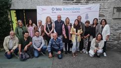 Participantes en la mesa redonda del programa  Elas, o que move o Cami�o  que se celebr� a principios de este mes en Castroverde 