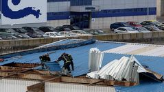 El viento azota Galicia