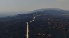 Monte quemado en Cualedro