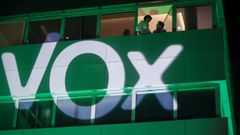 La sede de Vox en Madrid
