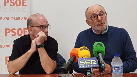 Vzquez Barquero y Paco Rodrguez, en la rueda de prensa de este jueves.