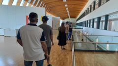 Punto de vacunaci�n contra el coronavirus, en el �rea de docencia del HUCA