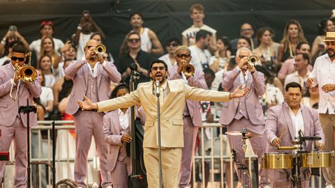 Bad Bunny, en un momento del concierto