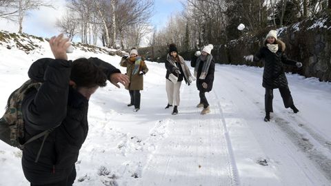 Nieve en O Cebreiro